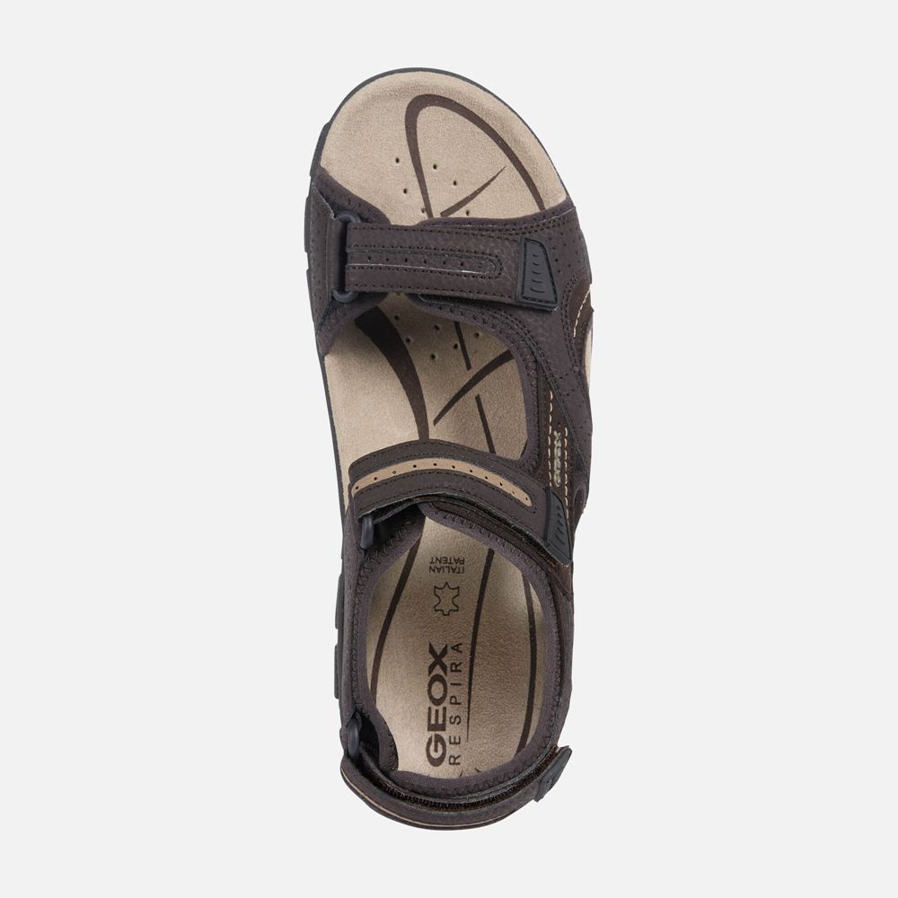 Sandalias Geox Homem Marrom - Strada - EUVIB9284